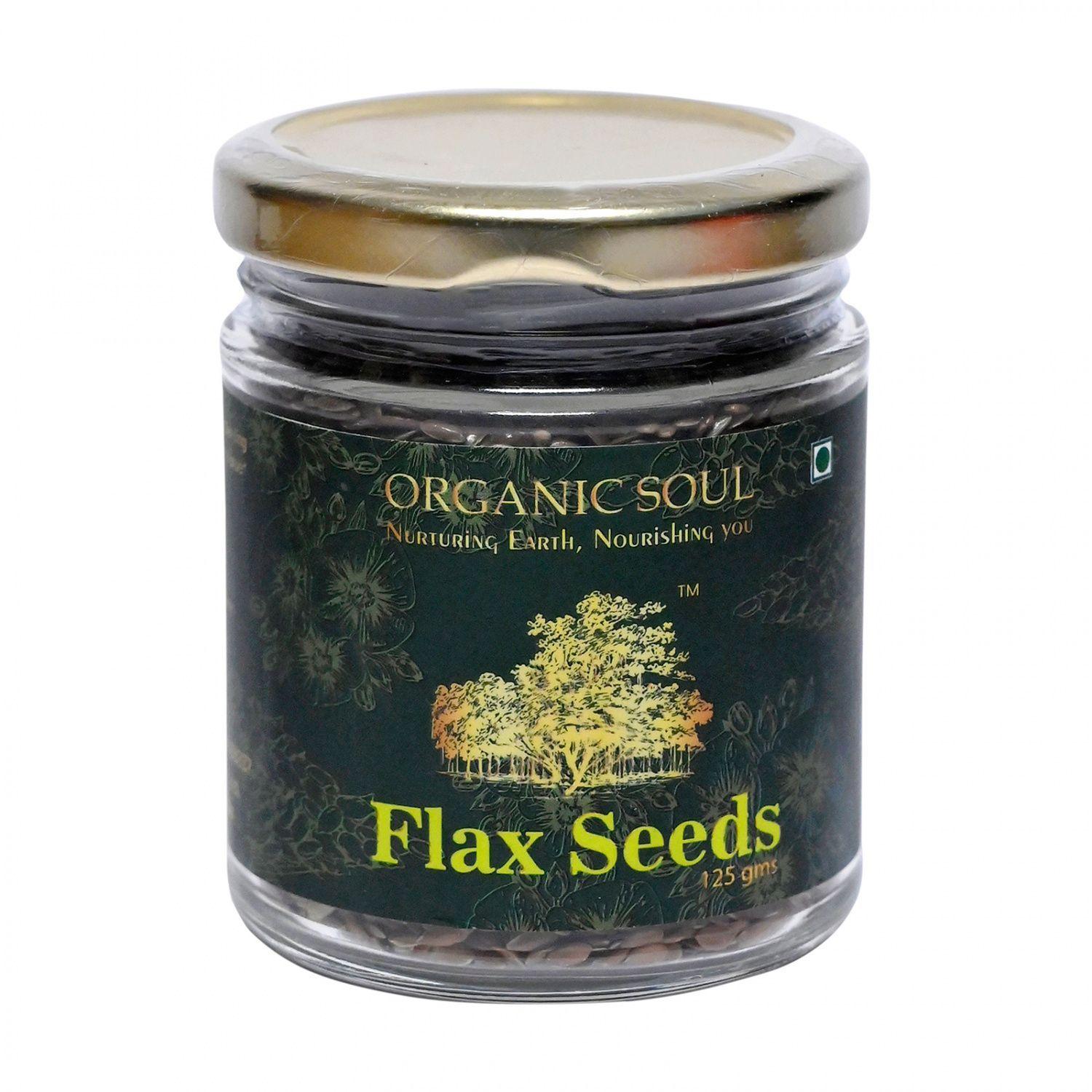 

Насіння льону (125 г), Flax Seeds, Organic Soul