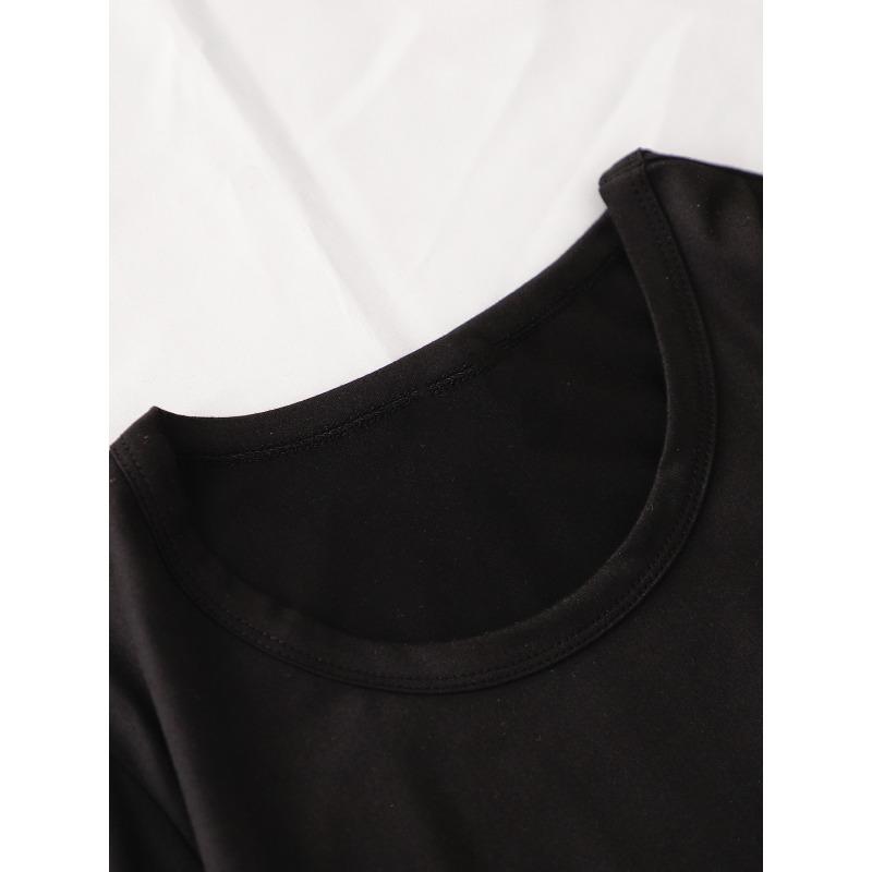 European Size Cartoon Bear Print T-Shirt - Soft, Breathable, Casual Summer Sportswear,Suitable for Outdoor Activities and Casual Wear, Casual Style