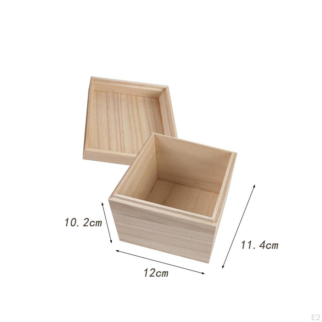 Craft Storage Organizer Wooden Boxes for Mini Items