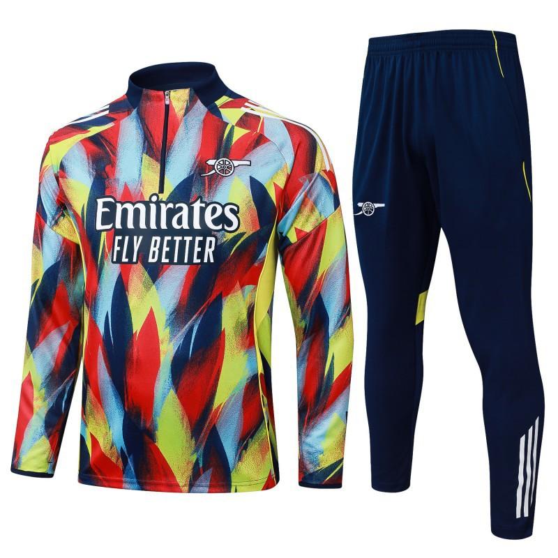 Fußball Paris Trainingskleidung Arsenal Chelsea Juve Flamenco Halbzipp Langarm Anzug