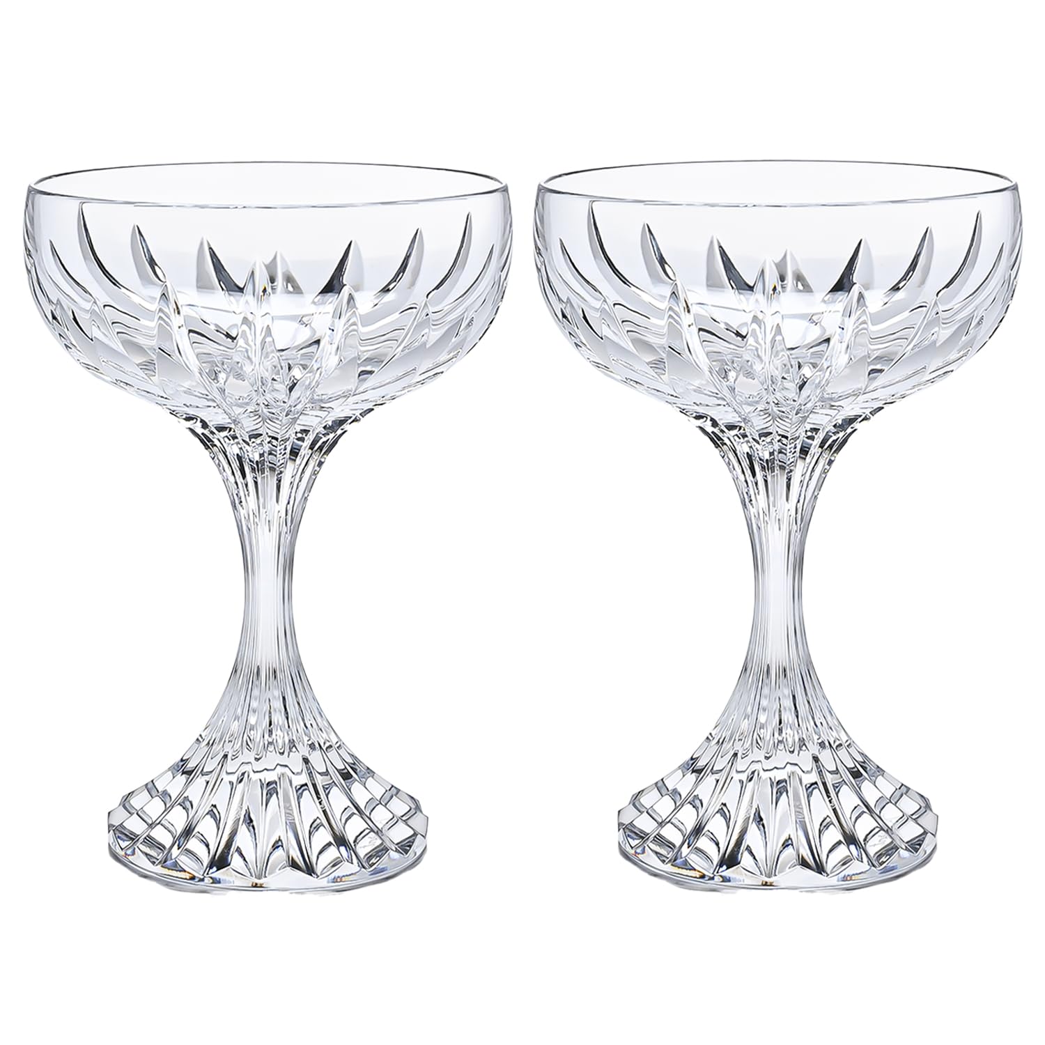

Baccarat Massena Champagne Coupe Glass, 2811796 [Parallel Import]