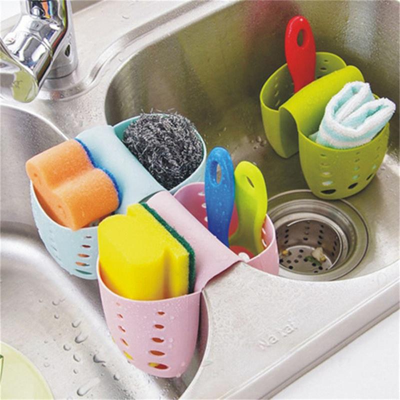 Kitchen Tool Sink Sponge Storage Hanging Bags Faucet Saddle Shape Drainage Bags