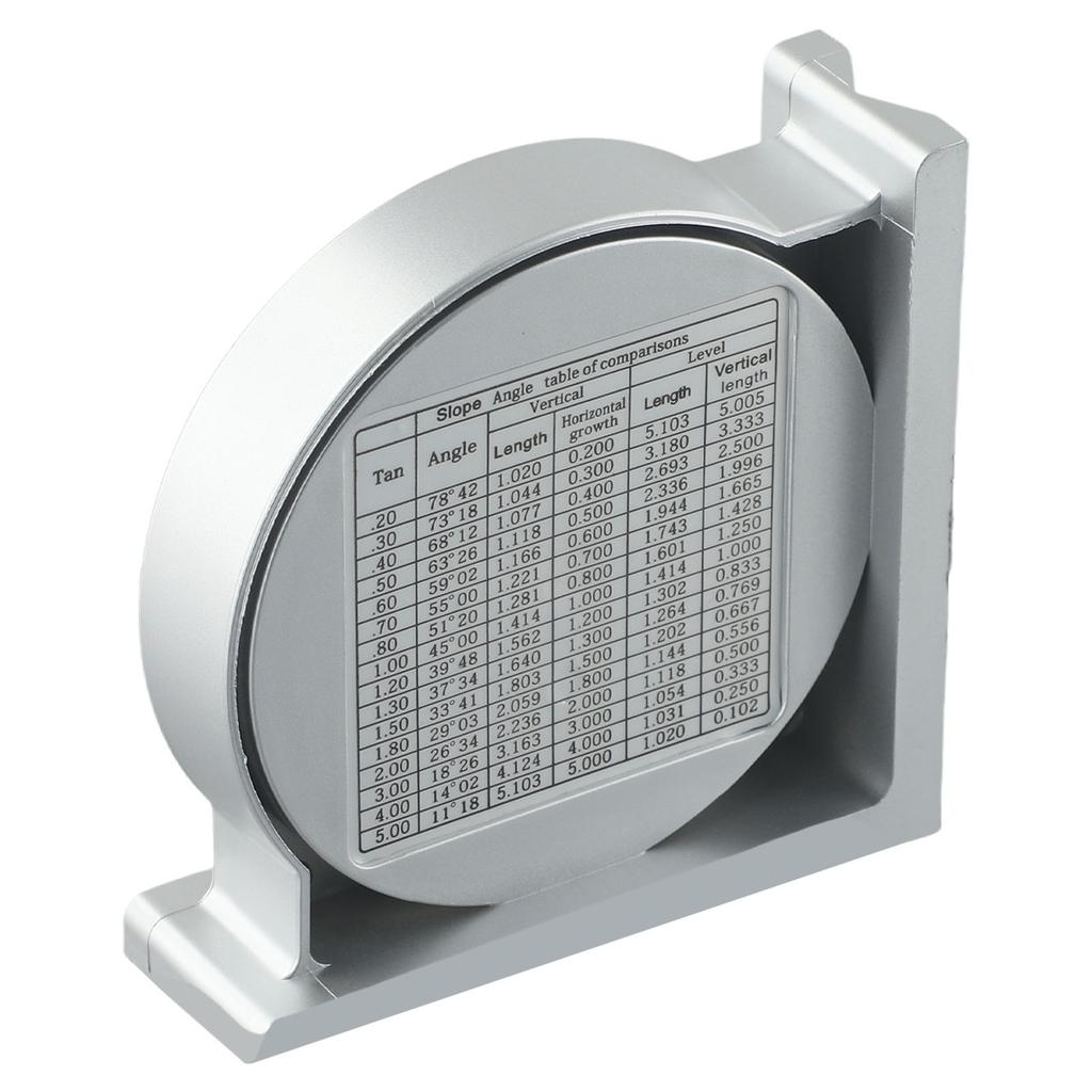 Slope Protractor Level Meter, Magnetic Contact, Strong and Permanent Ceramic Magnet, Accurate Angle Identification