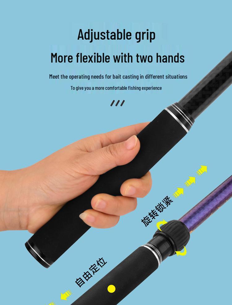 Carbon Fiber Long-Distance Casting Baiting Spoon: Telescopic Big Fish Shovel & Baiting Device