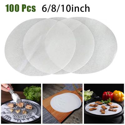 Parchment Liner Baking Paper Kitchen Supplies Round 100 Pcs