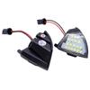 2 Stück LED-Seiten-Rückspiegel-Bodenlampe, Willkommens-Pfützen-Licht für VW Golf 5 Mk5 MkV Passat B6 Jetta Eos Golf 6 Variant