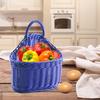 Decorative Storage Basket Hanging Fruit Organizer Woven with Handle for Vegetables