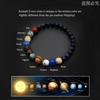 Universe Solar System Wrist Bracelet Women Natural Stone Eight Planets Wrist Bracelet Men Best Friends Souvenir Gift Idea Him Present Gift Idea Her