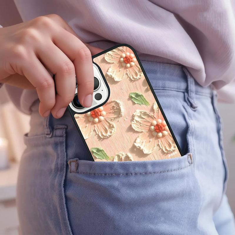 Retro Oil Painting Phone Case For iPhone 17 Air 15 16e 14 13 Pro Max Coque 12 11 Pro Max PLUS cover