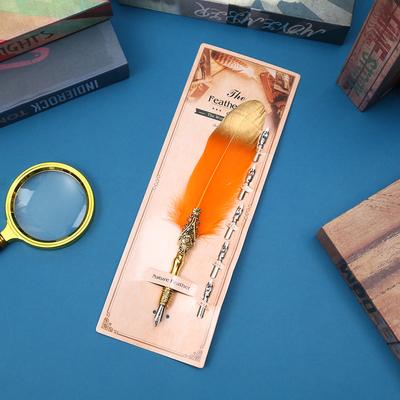 Retro Quill, Student Dipping Pen, School Season Student Metal Gift Pen Signature Pen