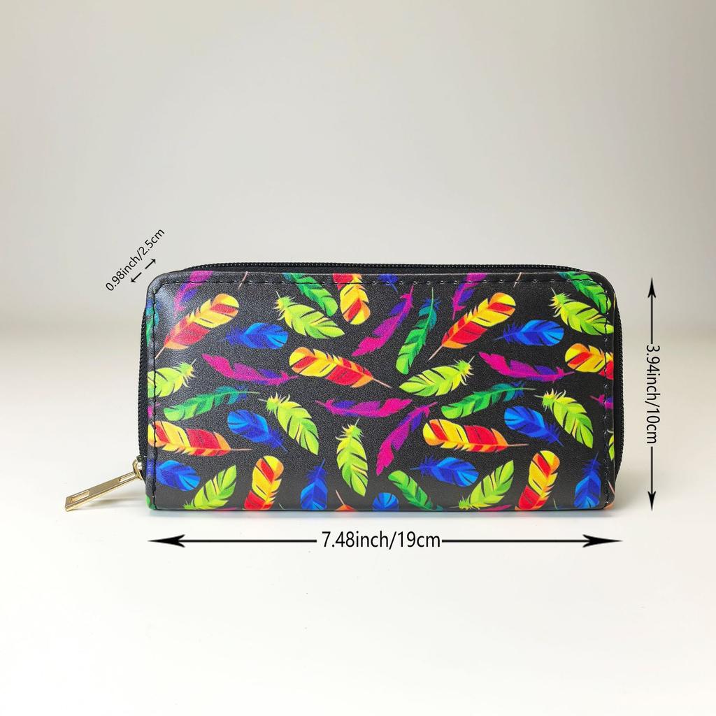Generation Feather Wind Chime Wallet Long Wallet Ethnic Style Wallet