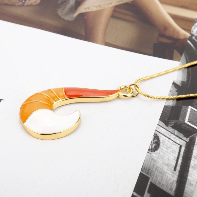 Collana a Catena con Ciondolo Coda di Volpe Cosplay Anime Gioiello Accessorio