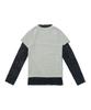 CARGOBROS FOR WOMAN Star See-Through Long Sleeve Layered Short Sleeve Tee Set (Black/Melange)