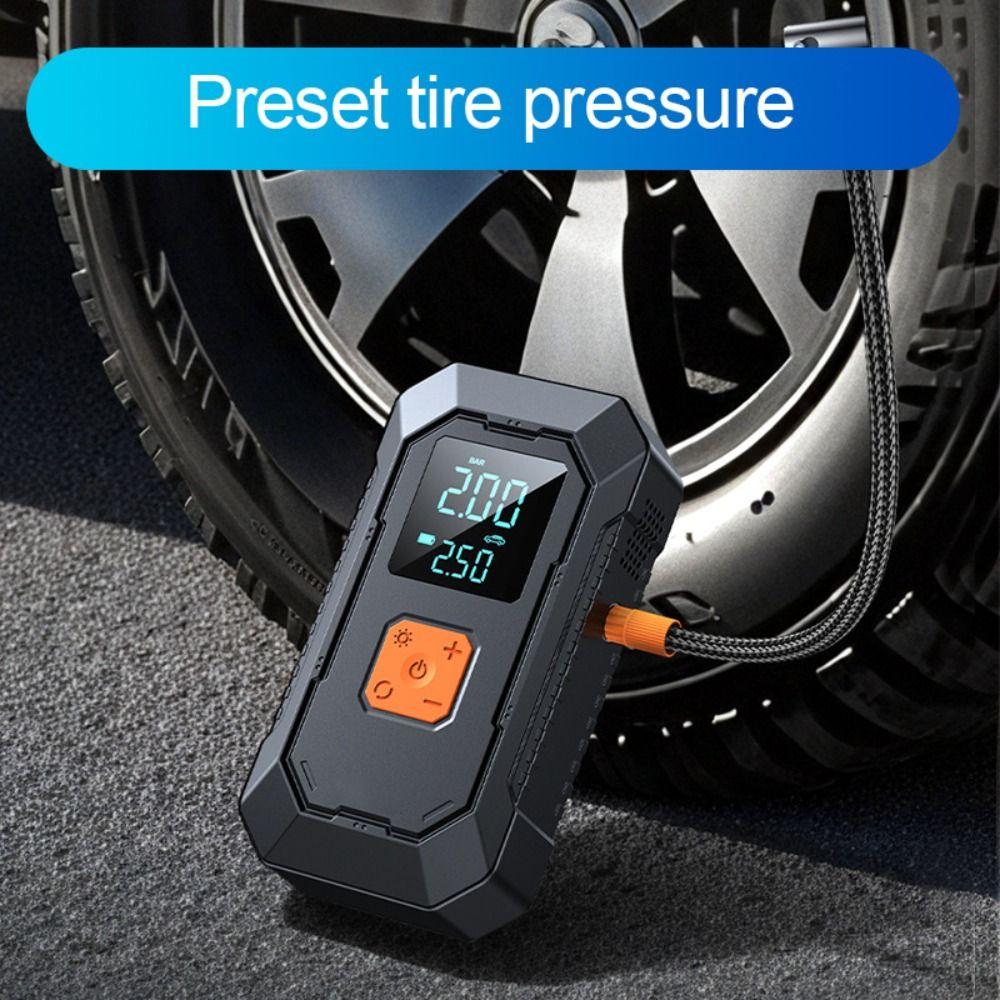 with Air Pump Auto Tire Inflator 4 in 1 Electric Air Pump Professional Car Jump Starter