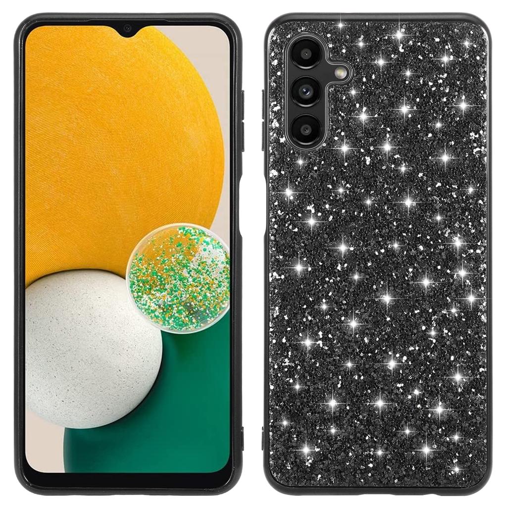 For Samsung Galaxy A16 5G/4G Case TPU+PC Sparkling Glitter Phone Back Cover