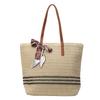 Straw Bag Women's New Trend Fashion Simple Large Capacity Shoulder Bag Leisure Commuter Tote Bag