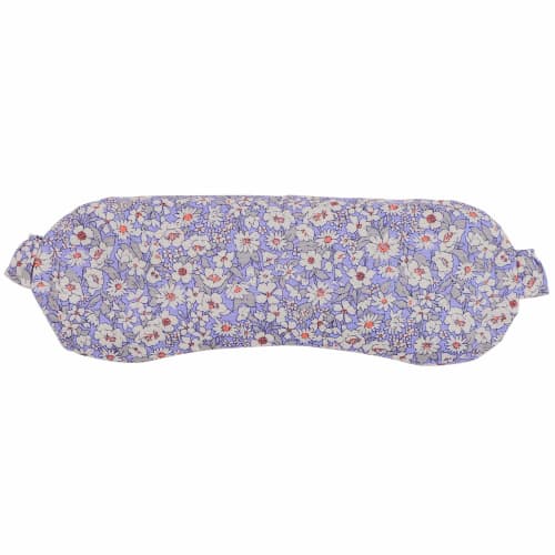 Koji Company Eye Mask, Azuki Bean Eye Pillow, Hot Flower, Made In Japan, Floral Print, Purple, 187405