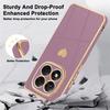 Case for Xiaomi Redmi Note 15 5G/4G, Silicone Shockproof Slim Heart Pattern - Purple