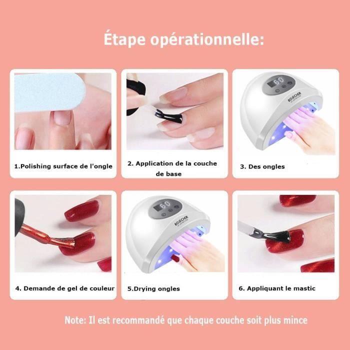24W/48W UV LED Nail Lamp Nail Curing Lamp Nail Auto Drying with Auto-Off and 5 Settings