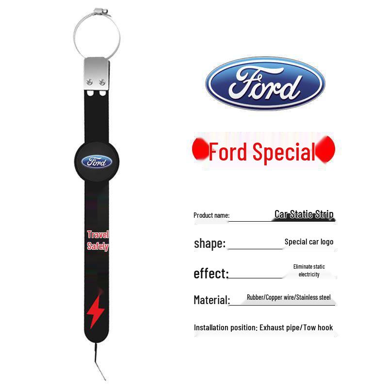 Anti-Static Car Grounding Strap for Exhaust Pipe Static Removal