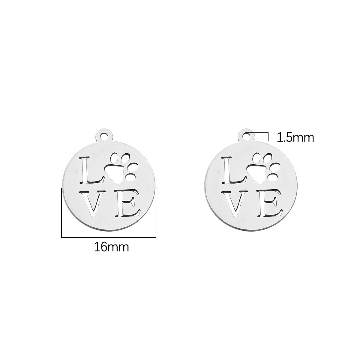 

4 шт./пакет, высокое качество, гладкая полировка, нержавеющая сталь 304, подвески в виде сердца, бабочки, цветов, подвески для ожерелья на заказ, браслет, изготовление ювелирных изделий своими руками 16.0mm 4pcs