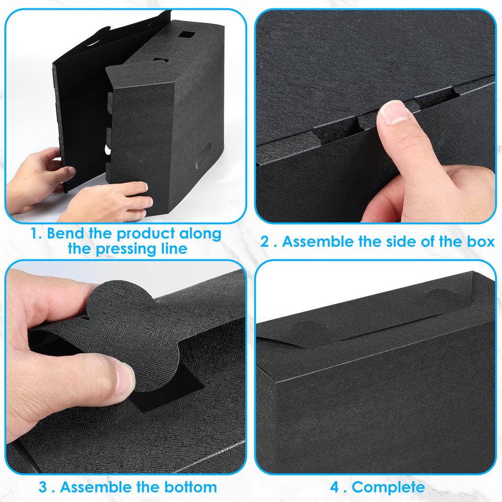 4Pcs Foldable Book Magazine Storage Stand Portable Thickened PP File Organizer for Documents Books Journals Scrapbooks New