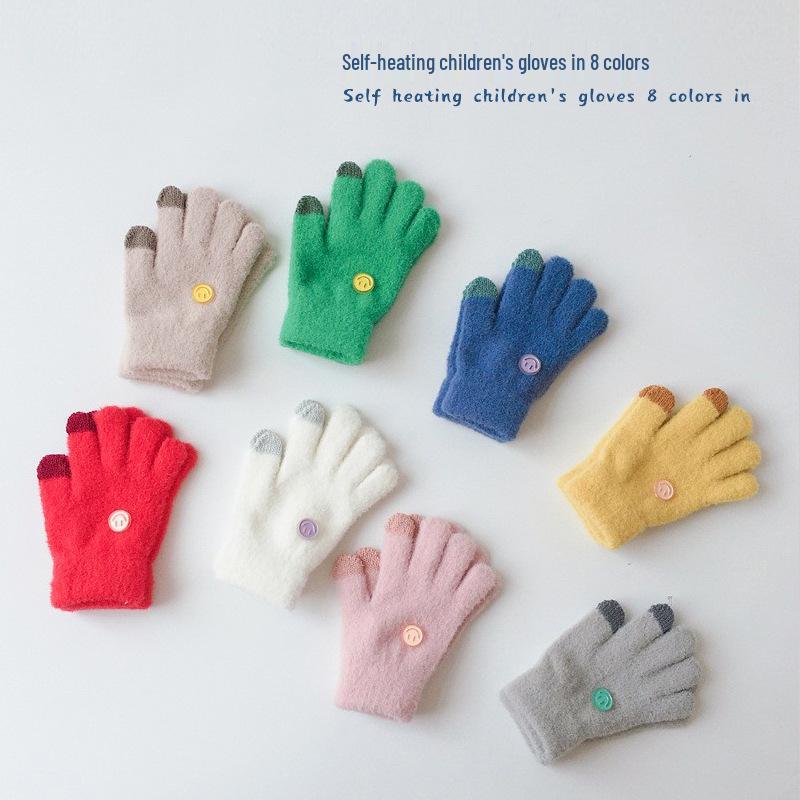 New Arrival: Kids' Fingerless Winter Gloves - Thin Style for Boys and Girls