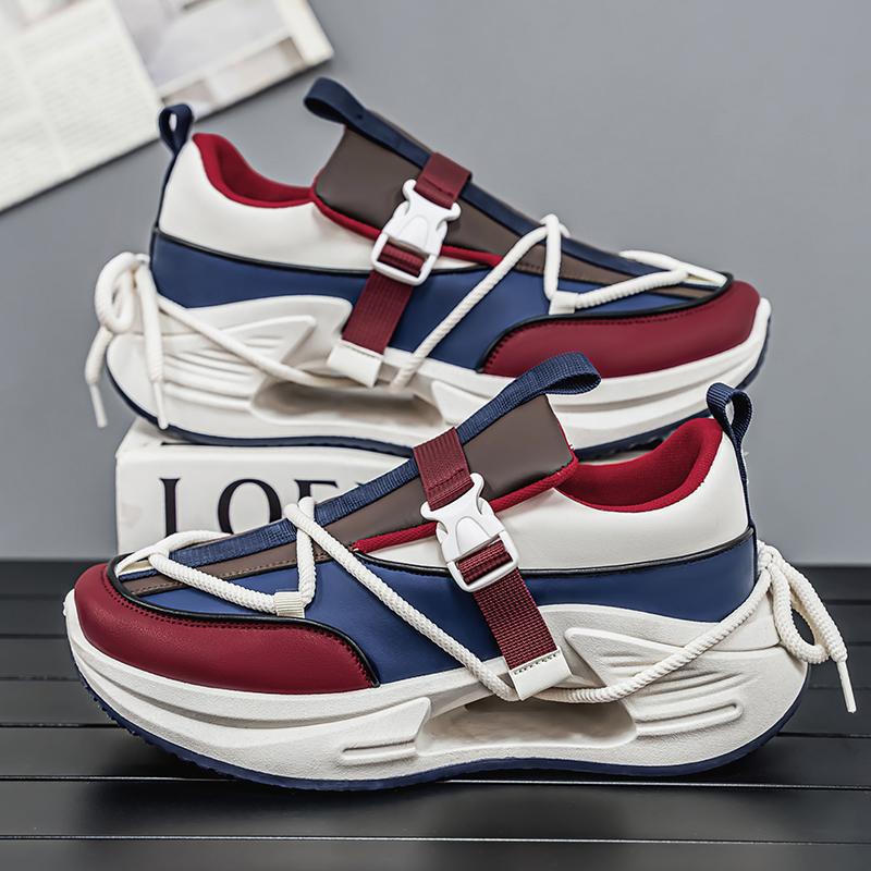 Leather Coconut Shoes 22 New Spring Platform Daddy Shoes Breathable Sports Leisure Harajuku Style 39