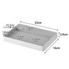 [Yamazaki] Ring Groove Jewelry Tray L White Tower tower 11312 L size