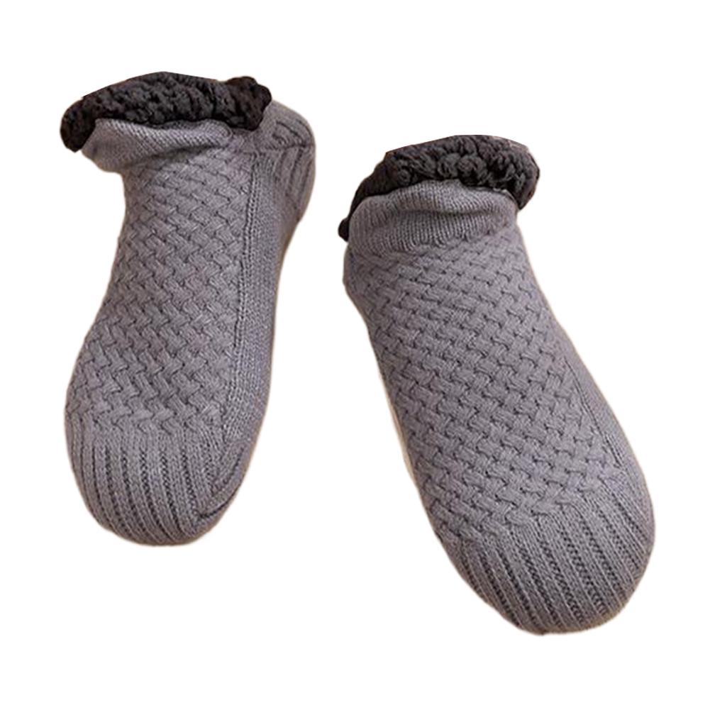 Winter Floor Socks Thermal Mens Slippers Socks Home Warm Women Socks Thickened Snow Socks Sleep Carpet Socks Non-slip Short Sock S