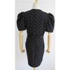 Abito Mini da Donna Sexy Vuoto Manica Corta a Bolle Slim Moda