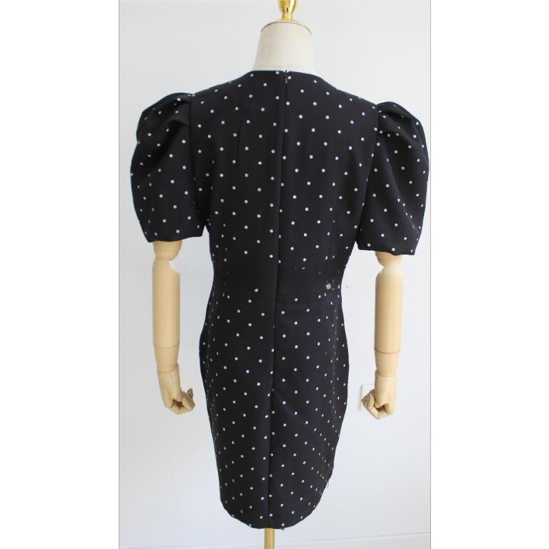 Abito Mini da Donna Sexy Vuoto Manica Corta a Bolle Slim Moda