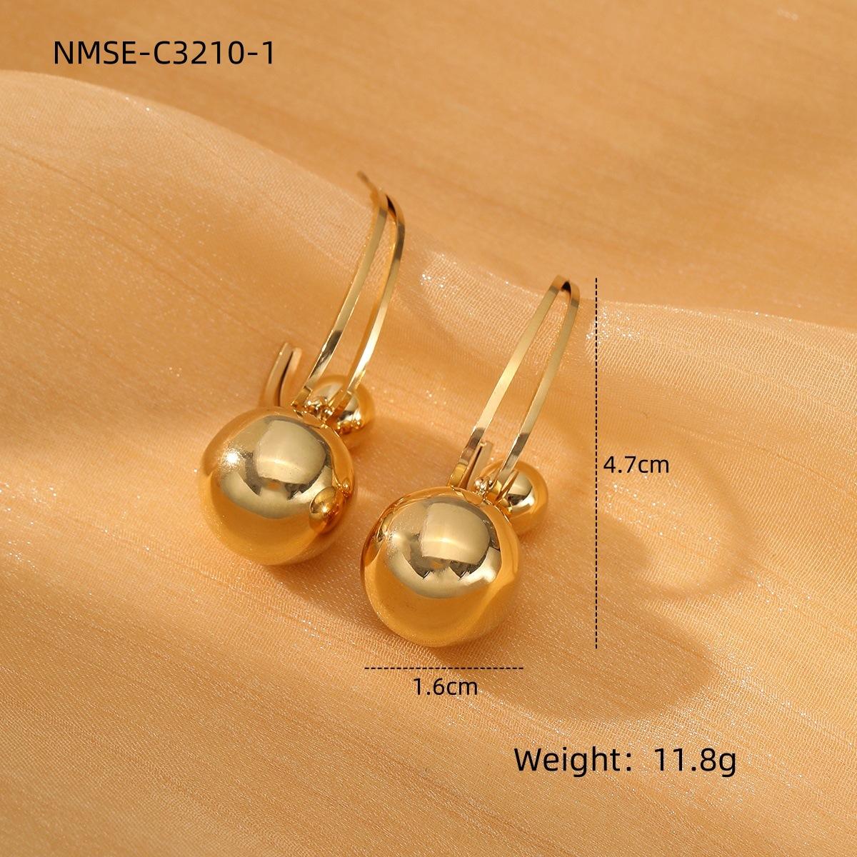 GEMCHIC Women s Heart Shape Titanium Steel Earrings Fashion Minimalist Design Stainless Steel Jewelry