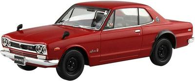 Aoshima Bunka Kyozai The Snap Kit Series Nissan Skyline Red Plastic Model Kit (AOSHIMA) 1/32 2000GT-R Pre-Colored 09-C
