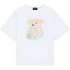 WE11DONE T-shirt Casual a Maniche Corte Stile Punk FW25 Unisex T-shirt WD-TT0-26-856-U-WH