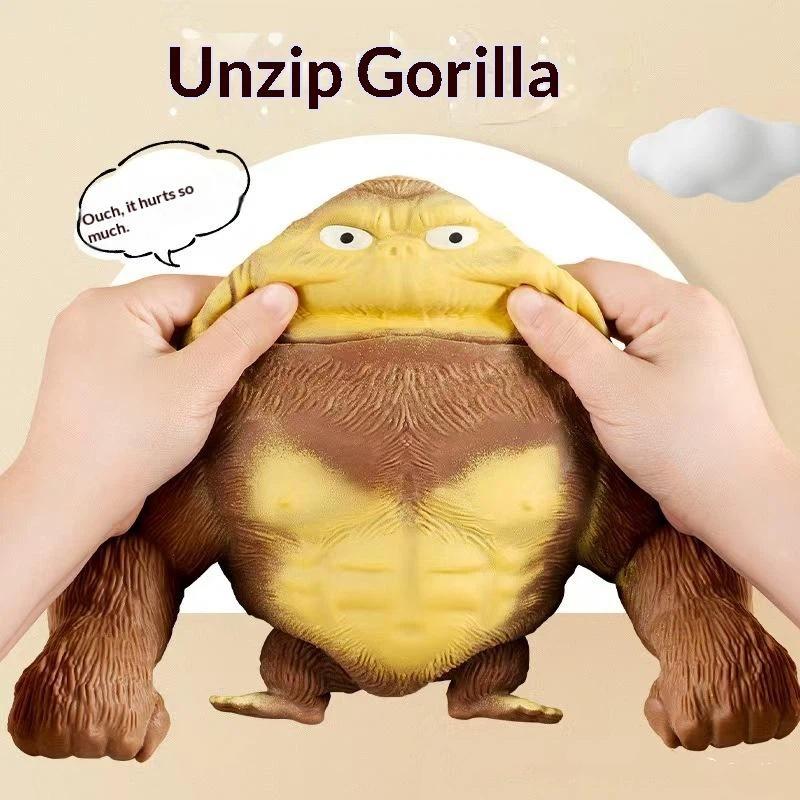 Stretchy Squishy Gorilla Fidget Toy Slow Rebound Perfect For Stress Relief Home Office Kids Adults Gift