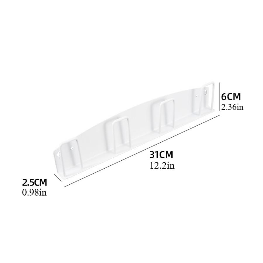 Fridge Storage Shelf Home Kitchen Organiser Wall Mounted Magnetic Shelf Side Magnetic Refrigerator Shelf