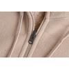 Autumn Winter Fleece Coat Women Thicken Warm Hoodies Sweaters Jackets Middle Age Zip-up Outerwear Casual