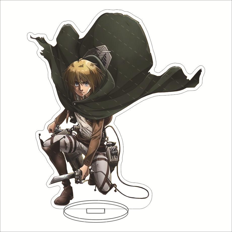 Attack on Titan Taichi Eren Mikasa Amin Keith Reiner Ani Connie Acrylic Ornament Stand Anime Character Birth Date Present Spooky Holiday
