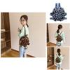 Stylish Plush Leopard Print Mini Backpack For Kids Perfect For Boys And Girls
