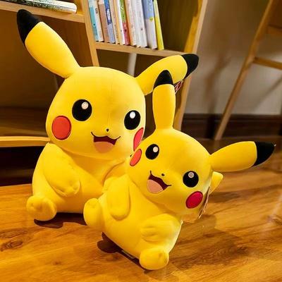 Anime Pokemon Kawaii Pikachu Plüschpuppe Groß Stofftier Raumdekoration Weiche Spielzeuge Hochwertige Füllung Weihnachtsgeschenke