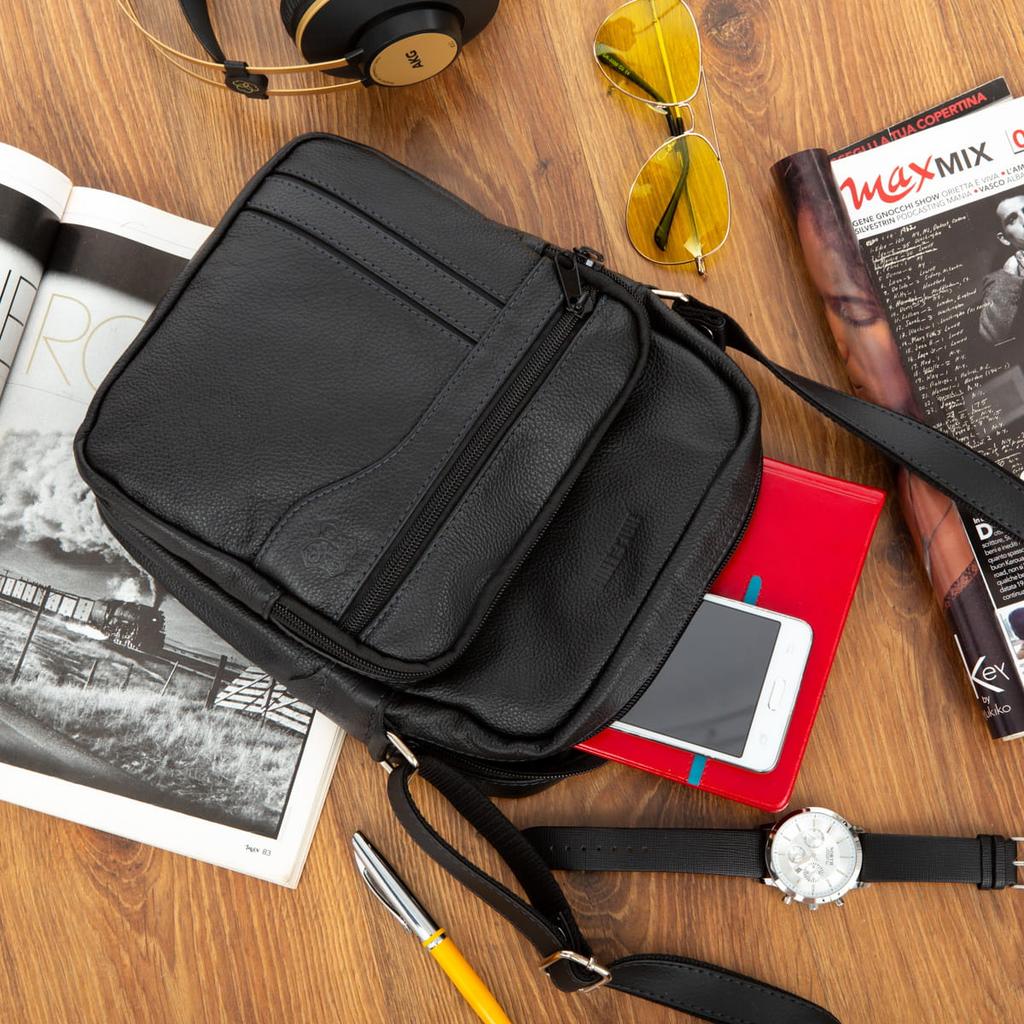 Men' Leather Bag Oryl Ash