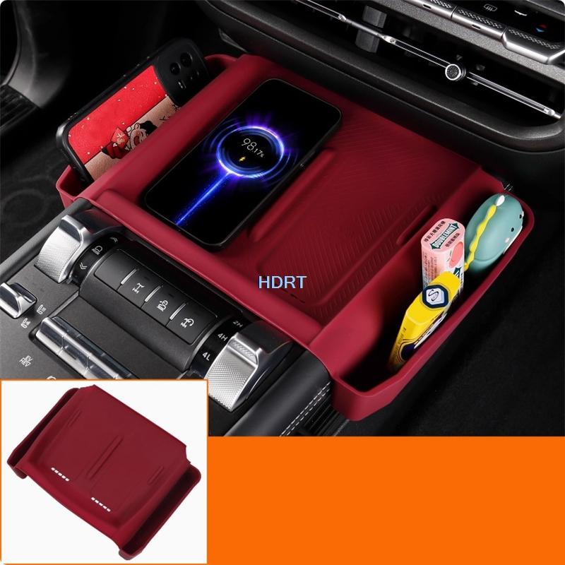 Car Styling Central Control Gear Shift Pad Armrest Storage Box Cover Protector Decoration Accessories For GWM Tank 300 2025 +