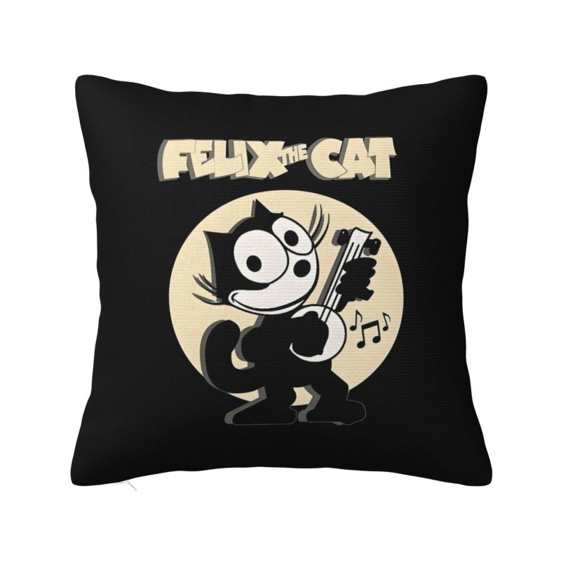 Custom Disney Felix The Cat Anime Pillow Case 40x40cm Decorative Cartoon Kawaii Luxury Cushion Cover Soft Pillowcase