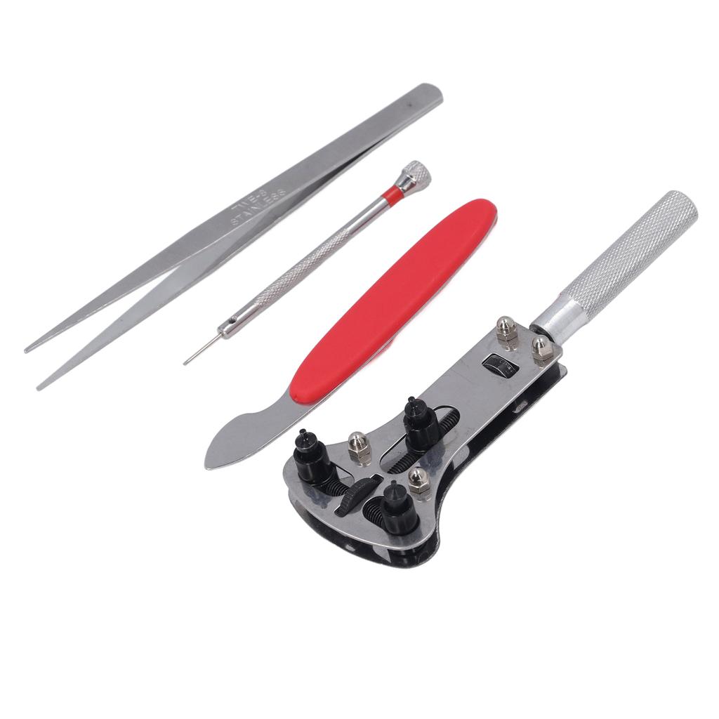 21 szt. Otwieracz do dekli zegarków 3-bolcowy Ściągacz do dekli zegarków Zestaw wkrętaków z rowkiem do podważania zegarków do baterii