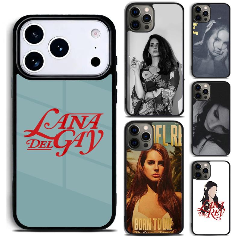 L-ana Del Rey Singer Phone Case for iPhone 17 16 15 Pro Max Air 14 13 12 11 Plus Shockproof Capa Cover