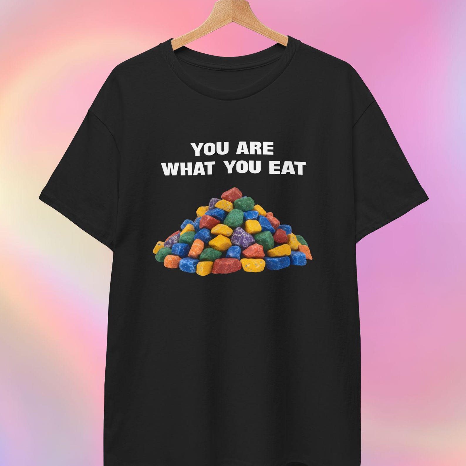Aquarium Rocks Meme Tee | You Are What You Eat S