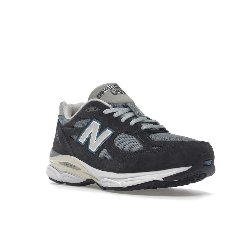 Kith x New Balance 990v3 Made in USA Steel Blue Unisex Sneakers Grey CL M990KS3