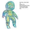 Glitter Babies Stress Relief Toy Slow Rising Anxiety Relieving Mini Baby Squeeze Toy Soft Stretchy Relaxation Stress Ball Fidget Toy
