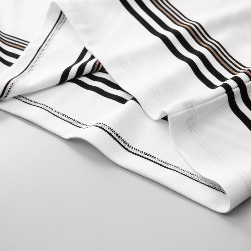 Men's Plus Size Striped Round Neck T-Shirt